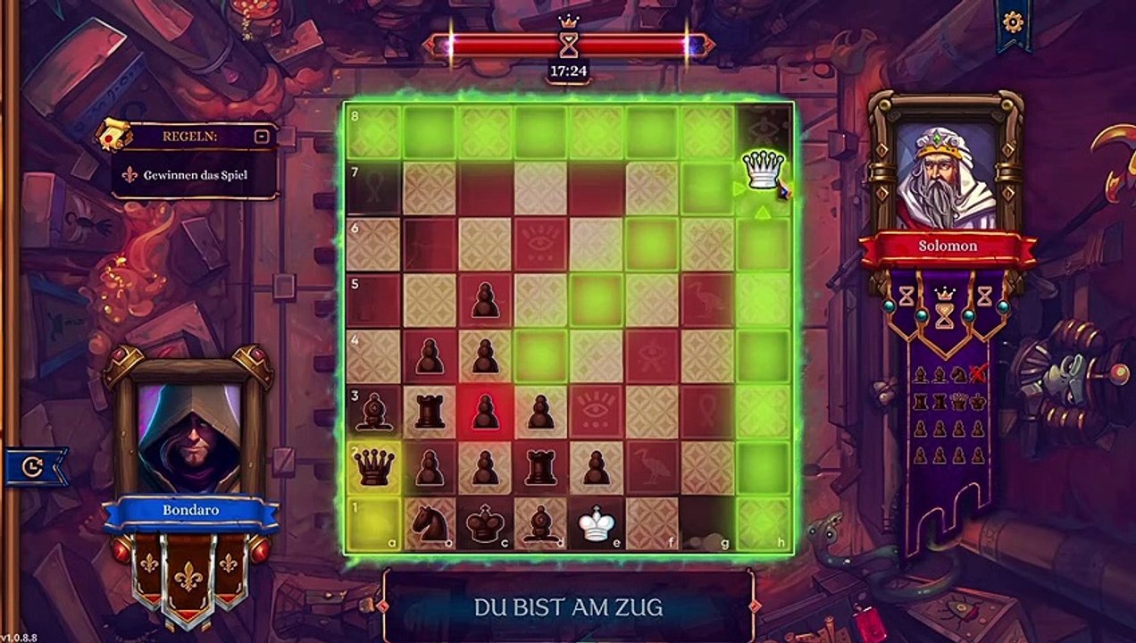 Dark Chess nicht Salomon, sondern Solomon!