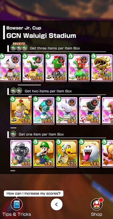 Mario Kart Tour: Mario vs Luigi Tour: Bowser Jr Cup  for  Coins