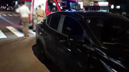 Homem fica ferido após acidente no centro de Toledo