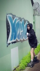 Sigma Girl Graffiti #funny #tiktok #sigmagirl-(1080p)