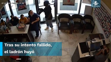 Ladrón es ignorado cuando intenta asaltar un salón de belleza