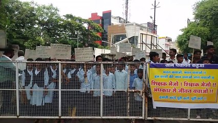 Video: Children came on foot to plead with the collector