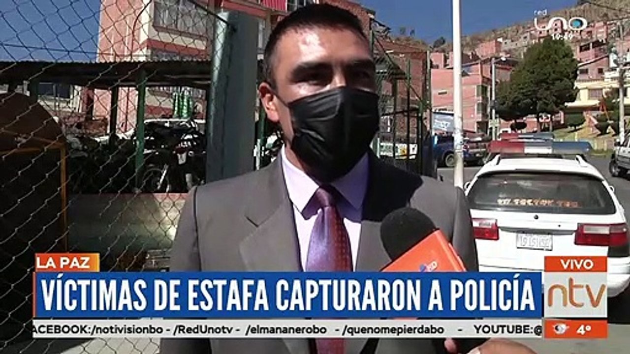 Víctimas de estafa capturaron a policía