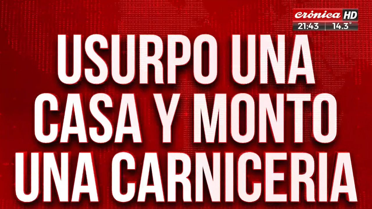 Usurpó una casa y montó una carnicería: los vecinos denuncian que vende carne podrida