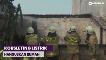 Télécharger la video: Korsleting Listrik, Kebakaran Hanguskan Rumah di Jakarta Timur