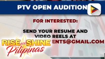 PTV, magsasagawa ng open auditions para sa mga nais maging reporter, host, at content creator