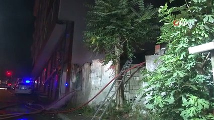Şişli'de gecekonduda çıkan yangın korkuttu