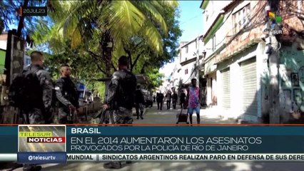 Brasil: La compra de productos bélicos a Israel incrementan las muertes a manos de la policía local