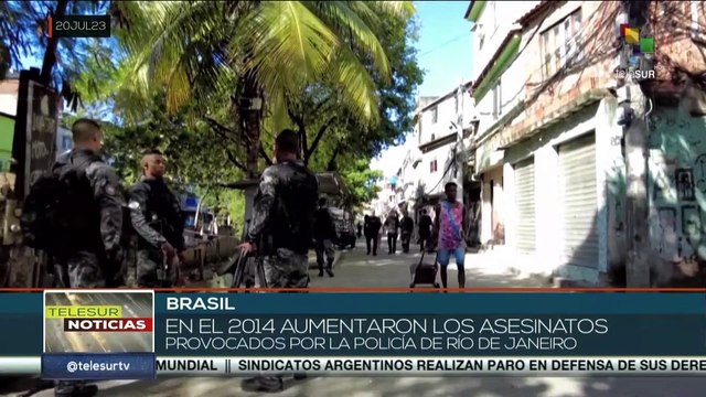 Brasil: La compra de productos bélicos a Israel incrementan las muertes a manos de la policía local