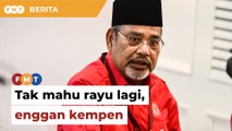 Tajuddin tak mahu rayu lagi, enggan kempen untuk Umno pada PRN