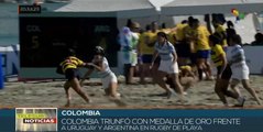 Colombia gana el oro en el rugby femenino de los Juegos Suramericanos de Playa