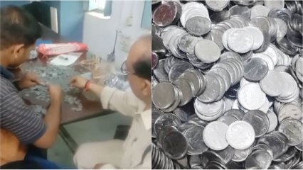 भरण-पोषण के लिए पत्नी को देने थे 30 हजार रुपए,2 बोरी में सिक्के लेकर थाने पहुंच गया पति