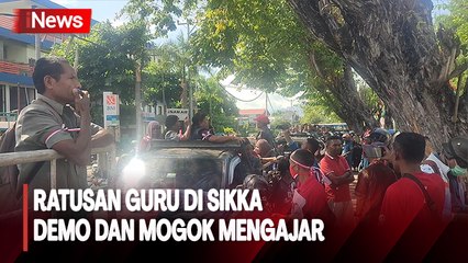Diduga Ada Oknum Sunat Dana Sertifikasi, Ratusan Guru di Sikka Demo