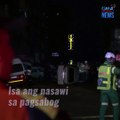 Mga sasakyan, tumilapon sa pagsabog sa ilalim ng kalsada | GMA News Feed