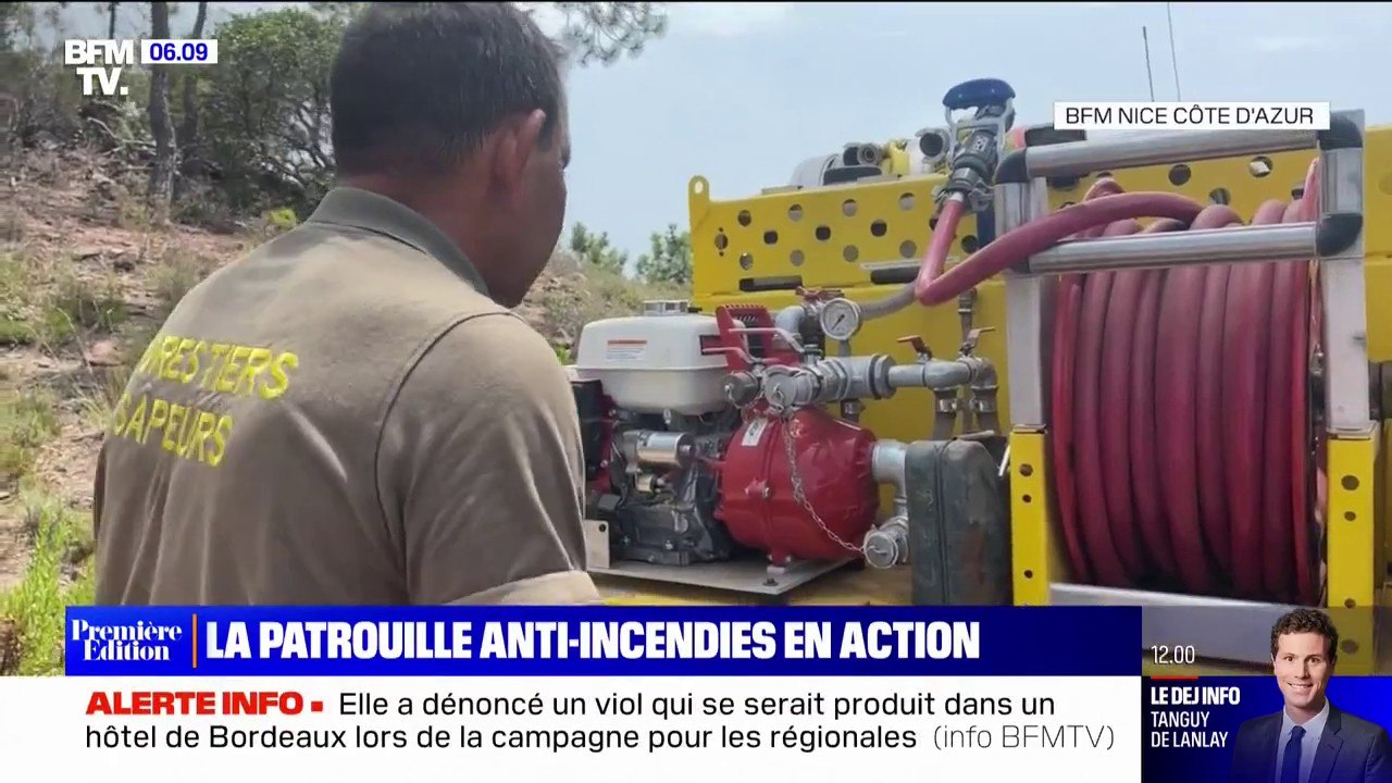 Patrouille anti-incendie dans les Alpes-Maritimes: 184 agents de la "Force 06" quadrillent le département pour combattre les départs de feu
