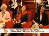 Poetas nacionales e internacionales comparten sus obras en el Teatro de la Ópera de Maracay