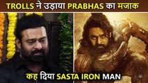 Prabhas Brutally Trolled for His Superhero Look Netizens Called Him Sasta Iron Man | Project K