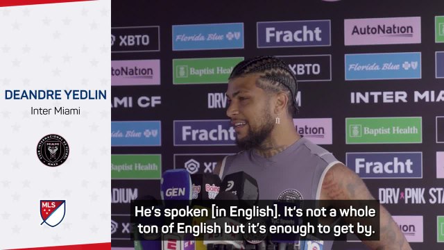 Messi speaking English, impressing Miami teammates