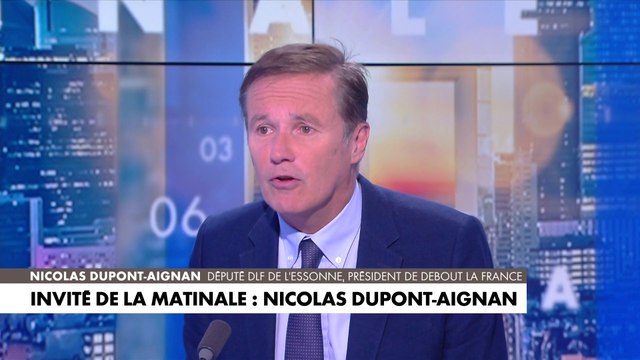 Nicolas Dupont-Aignan : «Si on s’unit tous, des Républicains au Rassemblement national, de Reconquête à Debout la France, nous avons une majorité pour gouverner le pays»