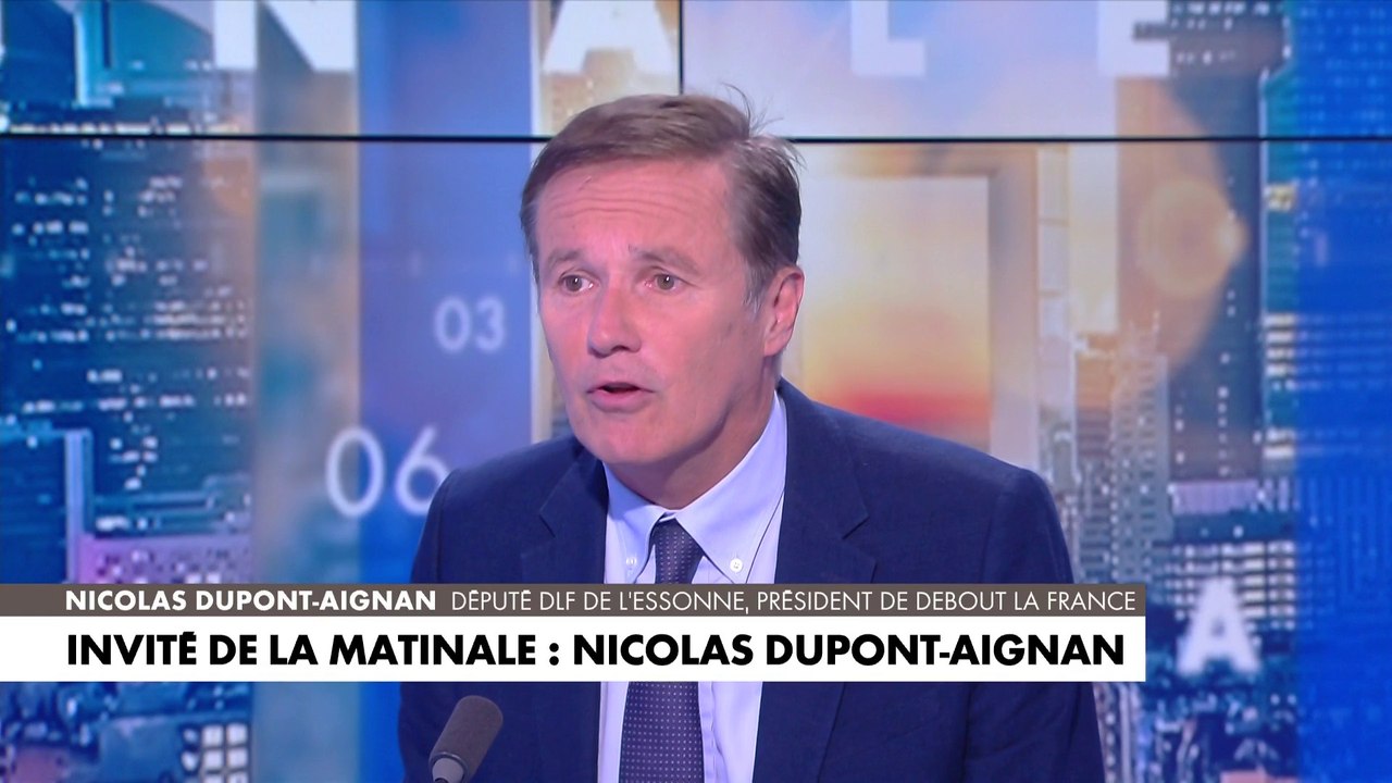 Nicolas Dupont-Aignan : «Si on s’unit tous, des Républicains au Rassemblement national, de Reconquête à Debout la France, nous avons une majorité pour gouverner le pays»