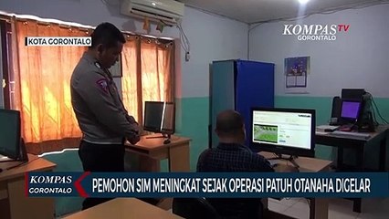 Pemohon SIM di Satpas Polresta Gorontalo Kota Meningkat Sejak Operasi Patuh Otanaha Digelar