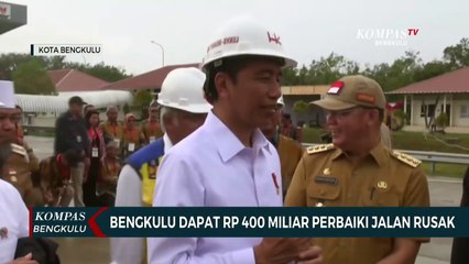 Bengkulu Dapat Rp 400 Miliar Perbaiki Jalan Rusak
