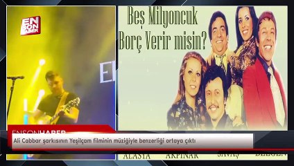 Ali Cabbar şarkısının Yeşilçam filminin müziğiyle benzerliği ortaya çıktı