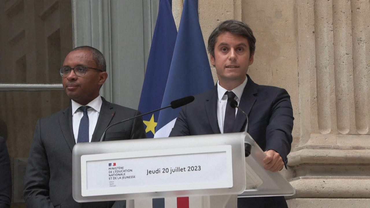 « Oui, j’ai été à l’école privée » : les premiers mots de Gabriel Attal, nouveau ministre de l’Éducation nationale