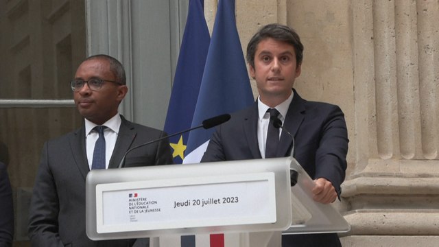 « Oui, j’ai été à l’école privée » : les premiers mots de Gabriel Attal, nouveau ministre de l’Éducation nationale