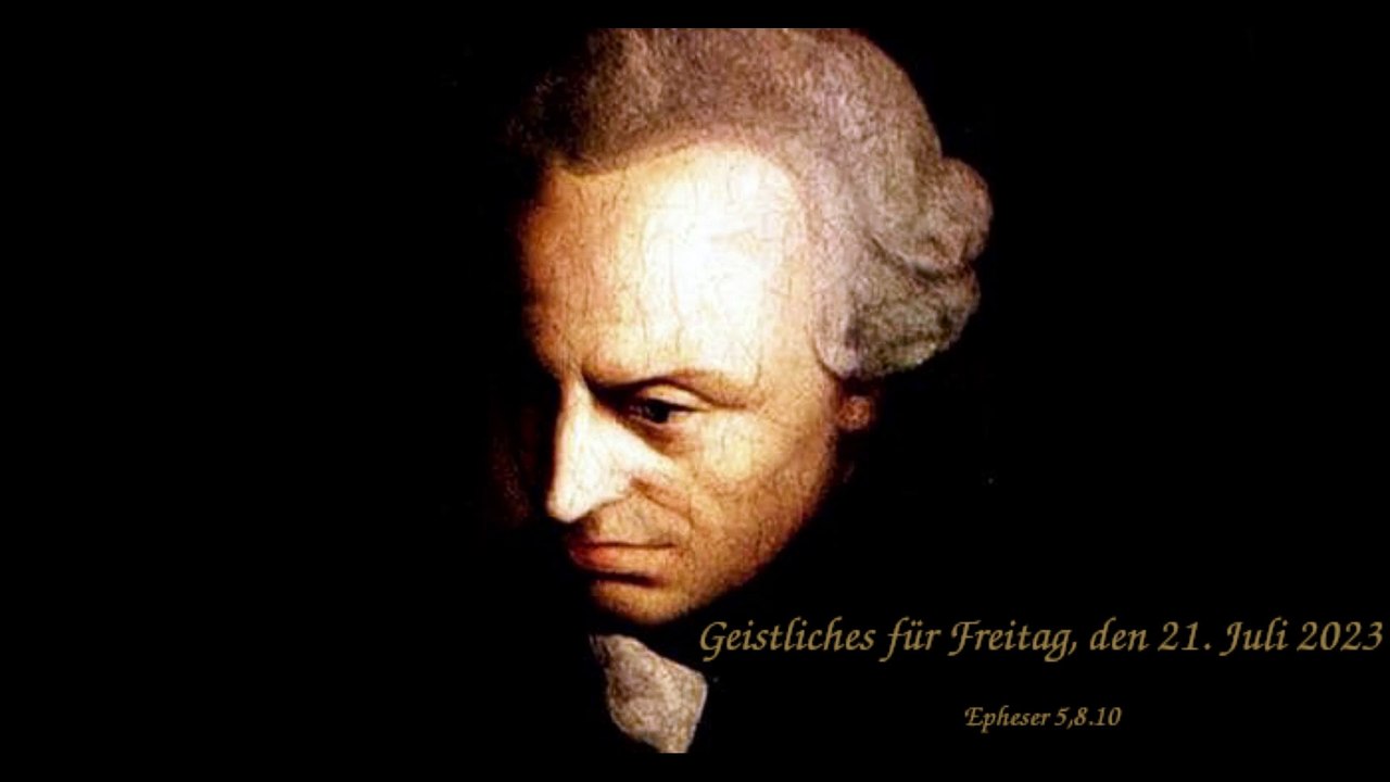 Geistliches für Freitag, den 21. Juli 2023