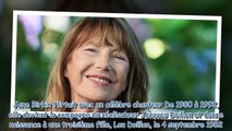Jane Birkin  cette dernière histoire d’amour qu’elle voulait vivre avec un célèbre chanteur