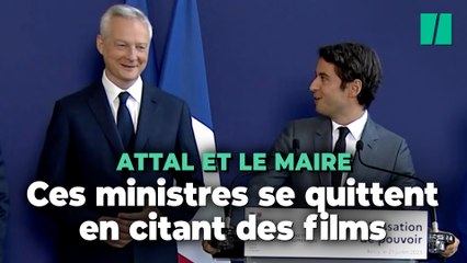 À Bercy, Attal et Le Maire se quittent en citant Indiana Jones et Mission impossible