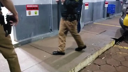PM encaminha suspeito de furto de botijão de gás em Cascavel