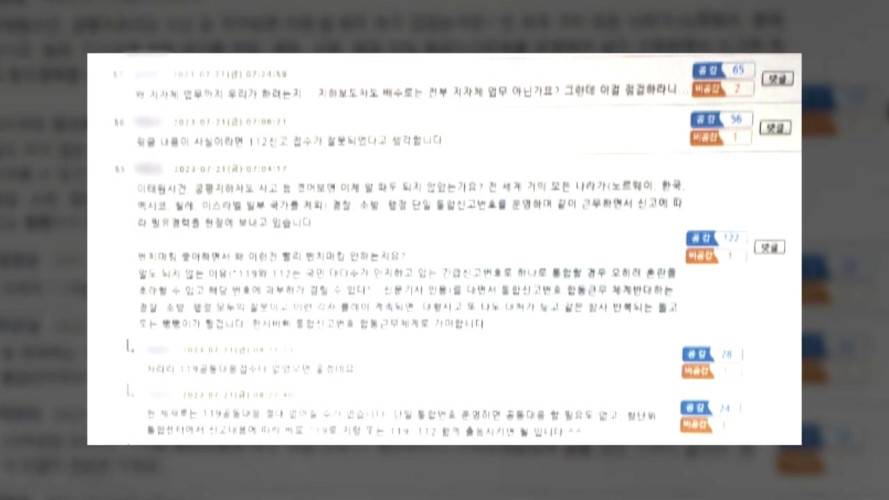 '오송 지하차도 참사' 경찰 책임론에 내부 반발 이어져 / YTN