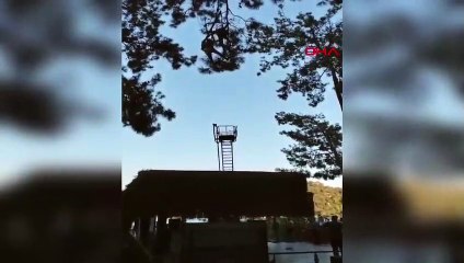 Accident de parachute ascensionnel à Marmaris : 2 personnes coincées dans un arbre