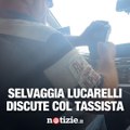 Selvaggia Lucarelli litiga con un tassista