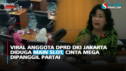 Viral Anggota DPRD DKI Jakarta Diduga Main Slot, Cinta Mega Dipanggil Partai
