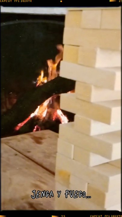 Jenga y fuego
