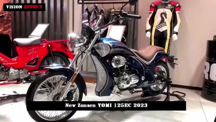 New Zonsen YOMI 125EC 2023 – Stylish Mini Cruiser with 6.5L Fuel Tank 🚲
