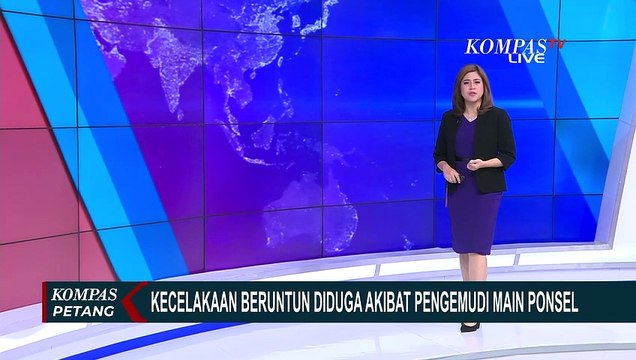 3 Mobil Alami Kecelakaan Beruntun, Diduga Pengemudi Main Ponsel Saat Berkendara