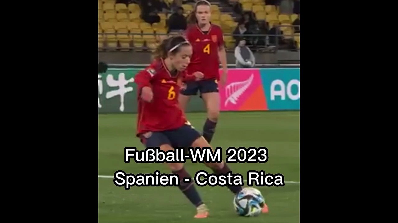 Fußball-WM 2023 Spanien - Costa Rica Highlights