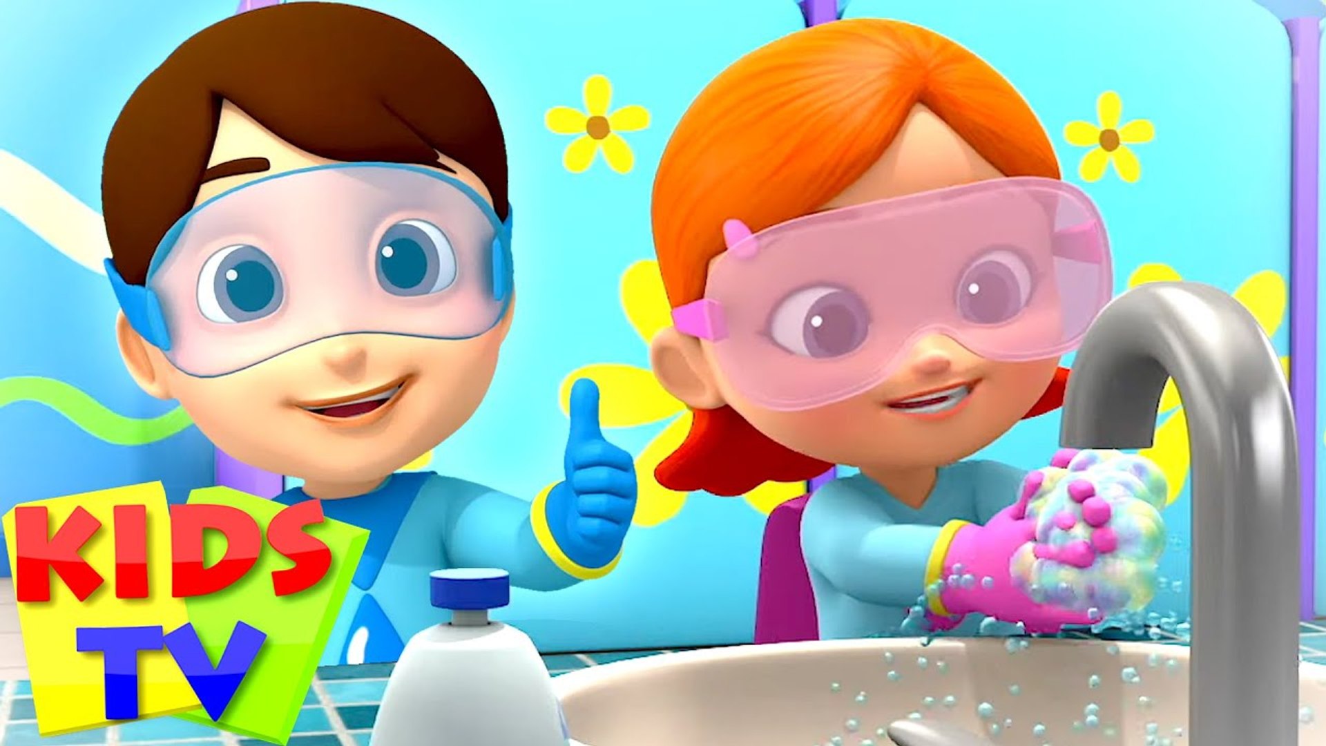 Wash Your Hands Song - Healthy Habits Song, Kids Songs & Nursery Rhymes