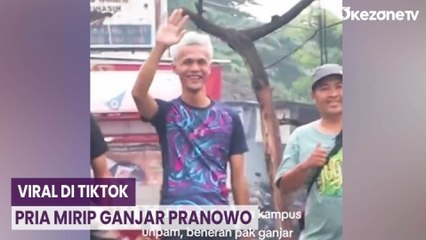 Pria Mirip Ganjar Pranowo Viral di TikTok