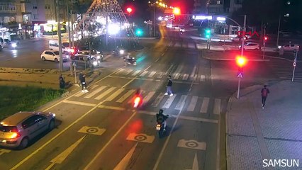 Accidents de la circulation reflétés sur les caméras KGYS à Samsun