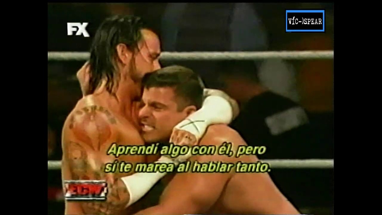 Matt Striker Vs CM Punk - ECW (2007) Subtitulado en Español Latino