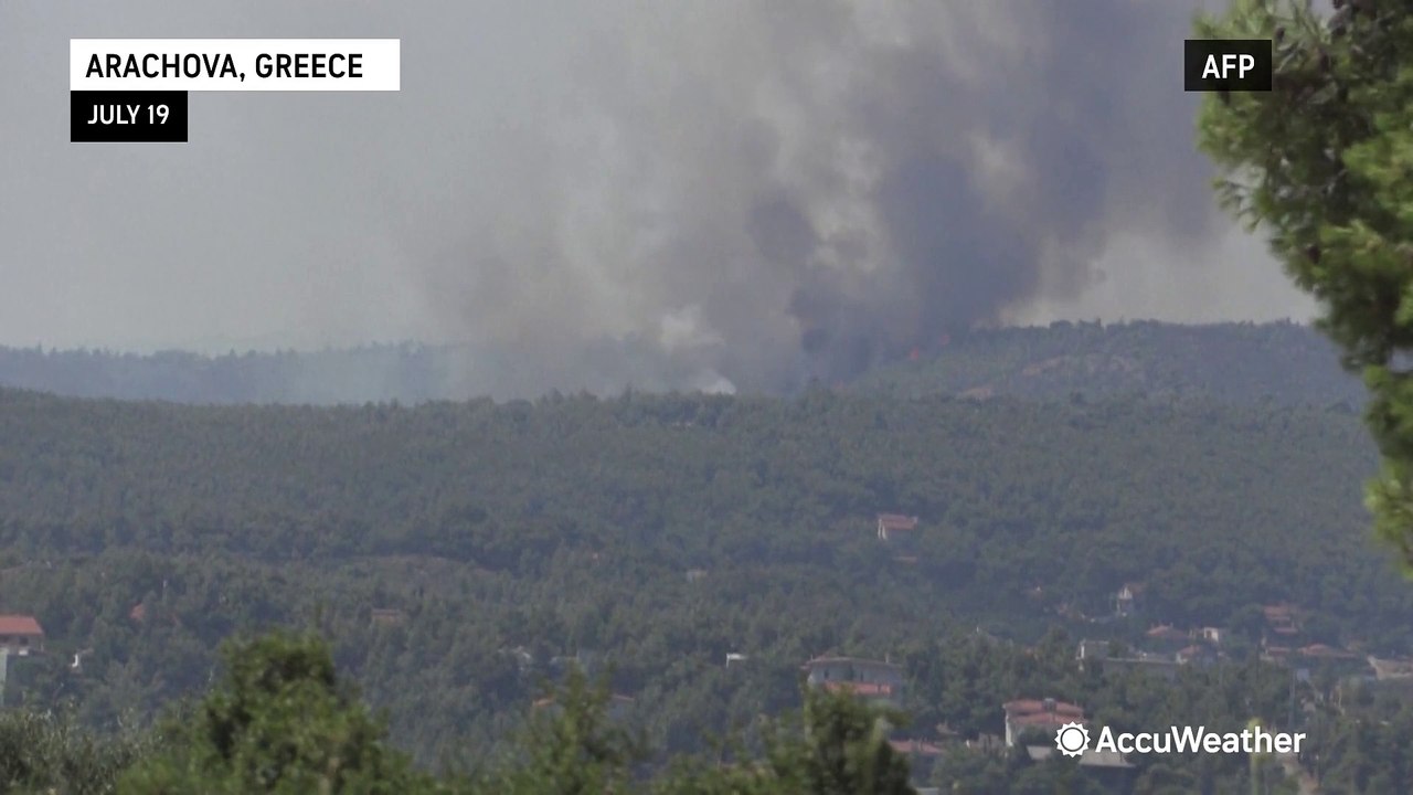 Greece scorched by heat wave and wildfires