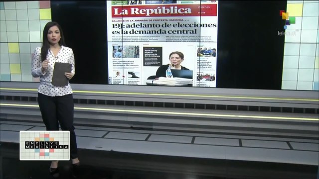Enclave Mediática 21-07: Movimientos sociales peruanos anuncian nuevas protestas antigubernamentales