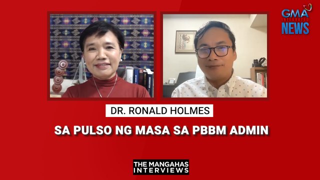Dr. Ronald Holmes sa pulso ng masa sa PBBM Admin | The Mangahas Interviews