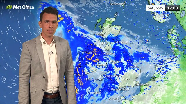 Met Office Afternoon Weather Forecast 21/07/23 – Brighter spells with some showers