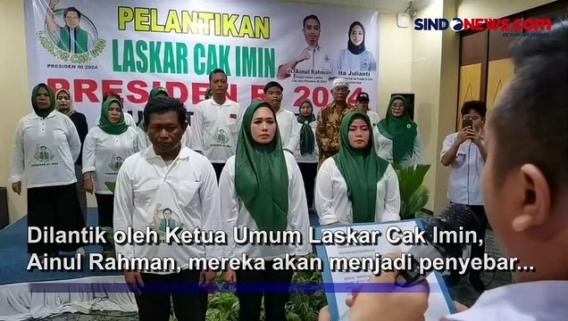 Pelantikan Laskar Cak Imin Presiden RI 2024 di Sumatera Utara
